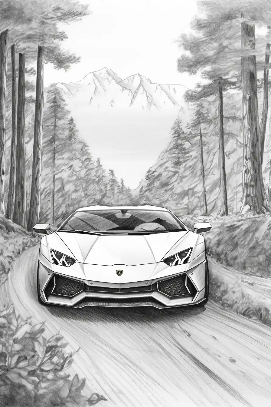 37 Lamborghini Coloring Pages Printable 29