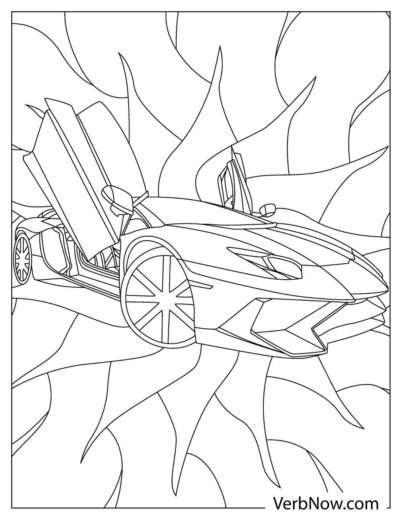 37 Lamborghini Coloring Pages Printable 30