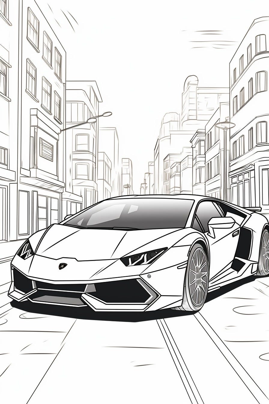 37 Lamborghini Coloring Pages Printable 34