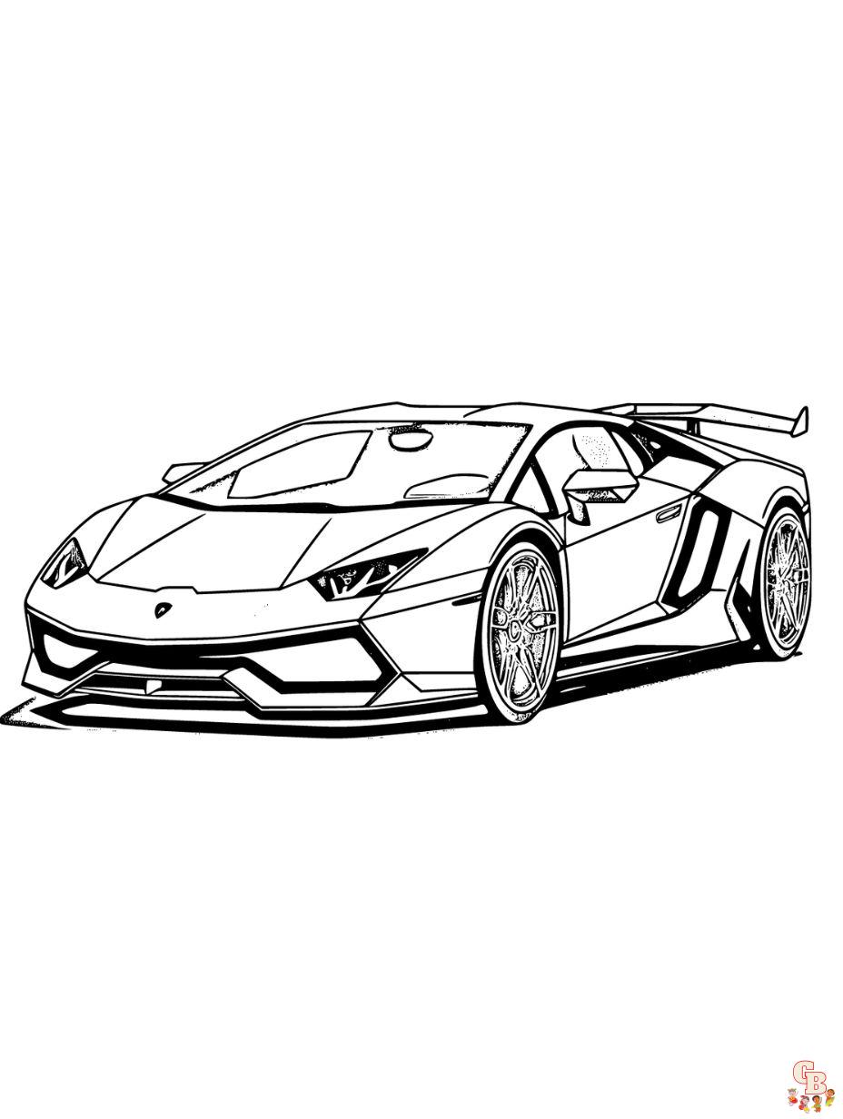 37 Lamborghini Coloring Pages Printable 35