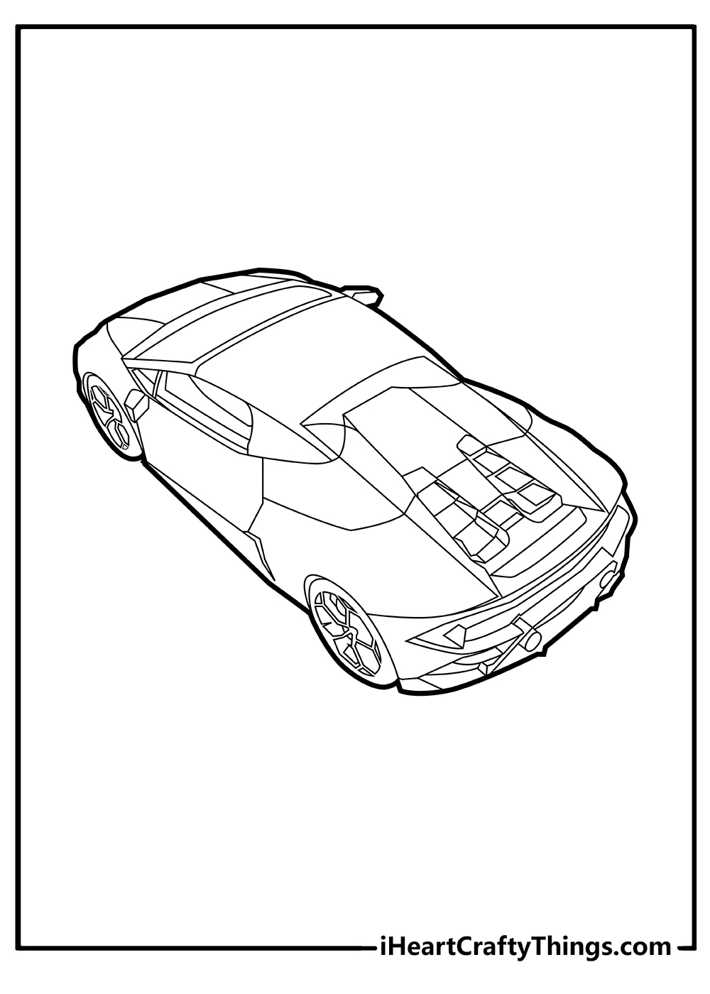 37 Lamborghini Coloring Pages Printable 5