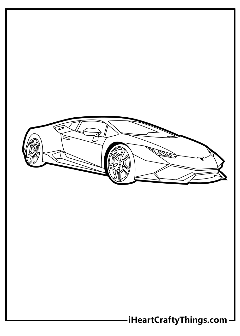 37 Lamborghini Coloring Pages Printable 7