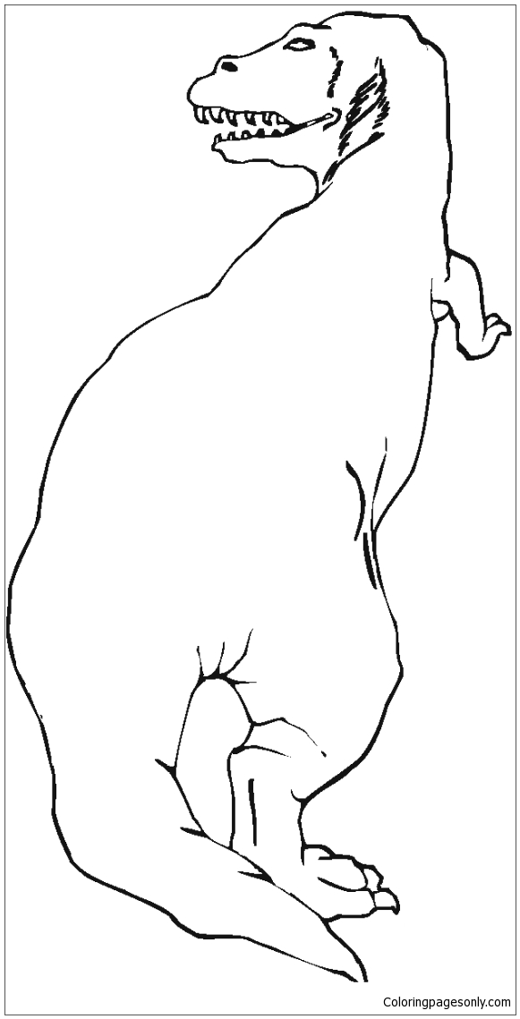 mighty tyrannosaurus coloring pages printable jpg