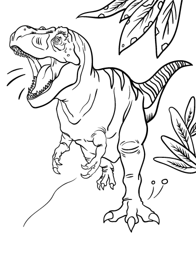 37 Mighty Tyrannosaurus Coloring Pages Printable 30