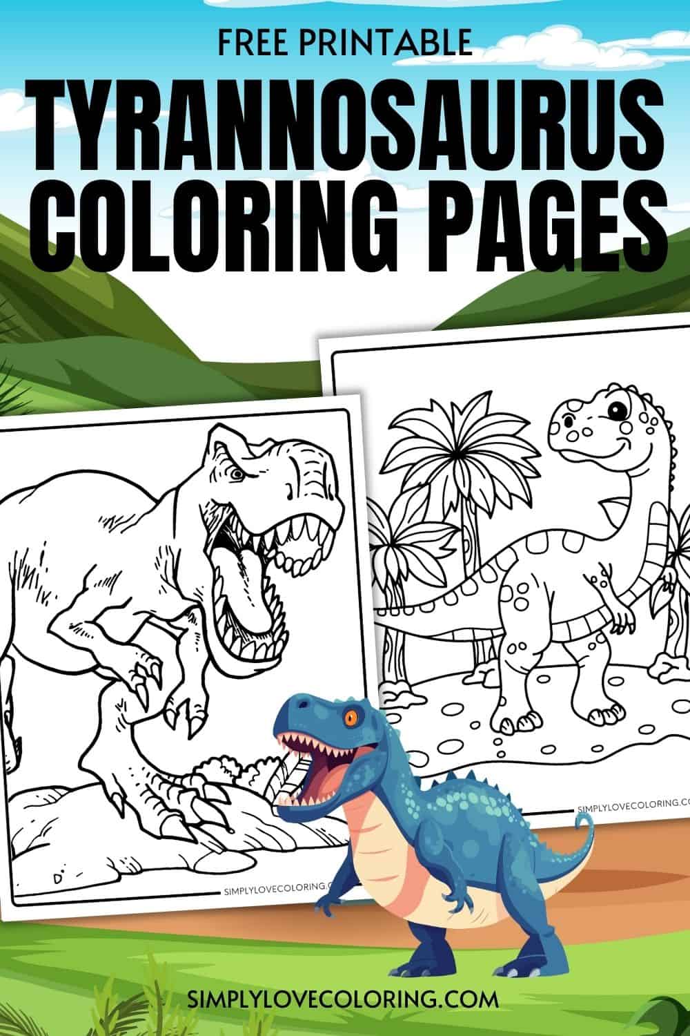 mighty tyrannosaurus coloring pages printable jpg