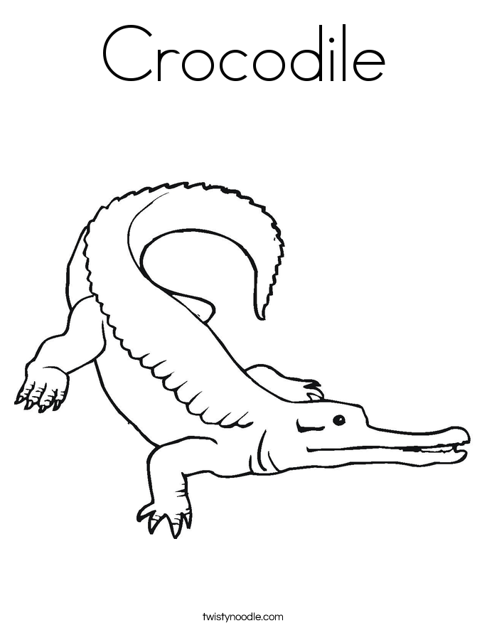 37 Scaly Crocodile Coloring Pages Printable 10