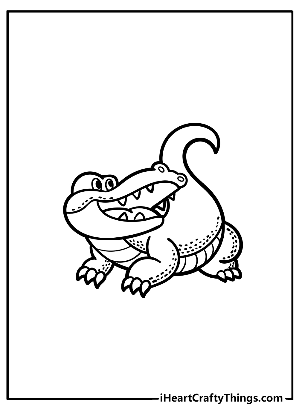 37 Scaly Crocodile Coloring Pages Printable 21