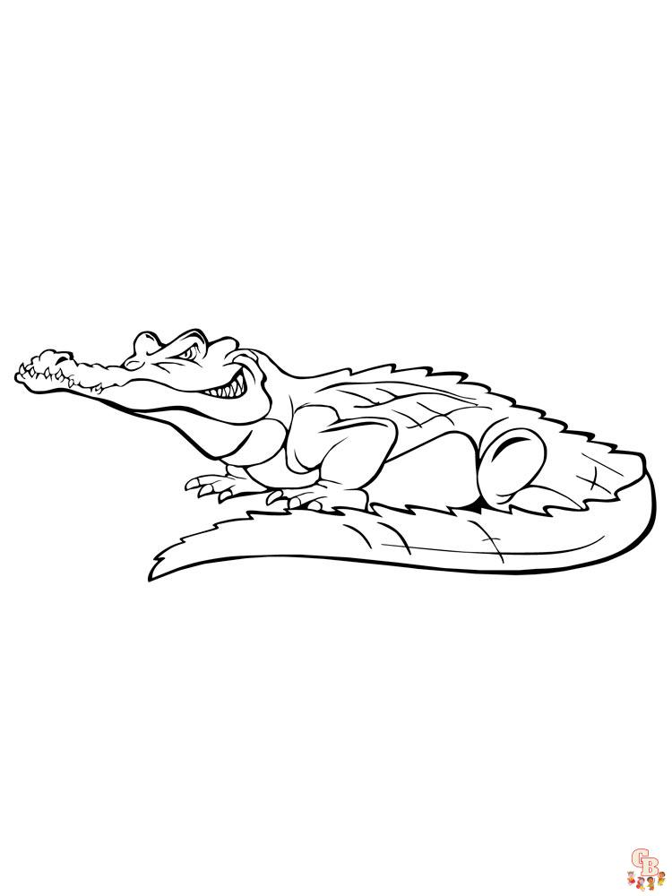 37 Scaly Crocodile Coloring Pages Printable 30