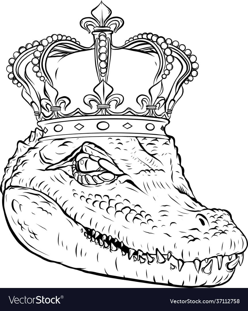 37 Scaly Crocodile Coloring Pages Printable 35