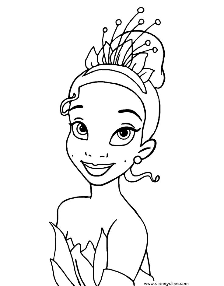 38 Cute Princess Tiana Coloring Pages Printable 19