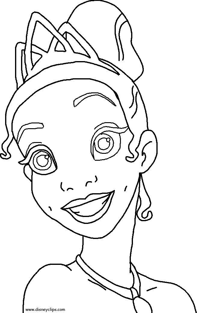 38 Cute Princess Tiana Coloring Pages Printable 34