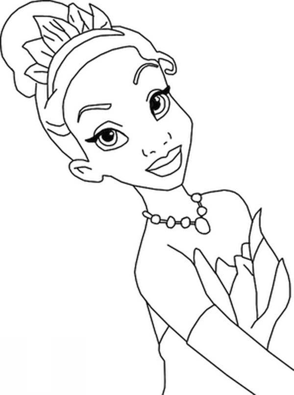 38 Cute Princess Tiana Coloring Pages Printable 35