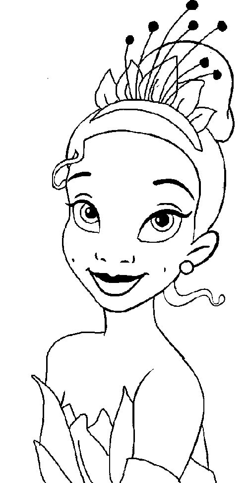 38 Cute Princess Tiana Coloring Pages Printable 8