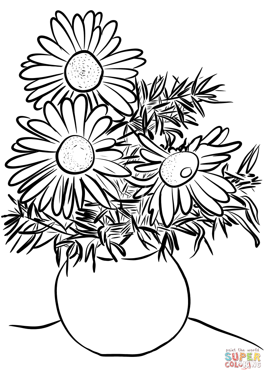 39 Bright Daisy Coloring Pages Printable 13