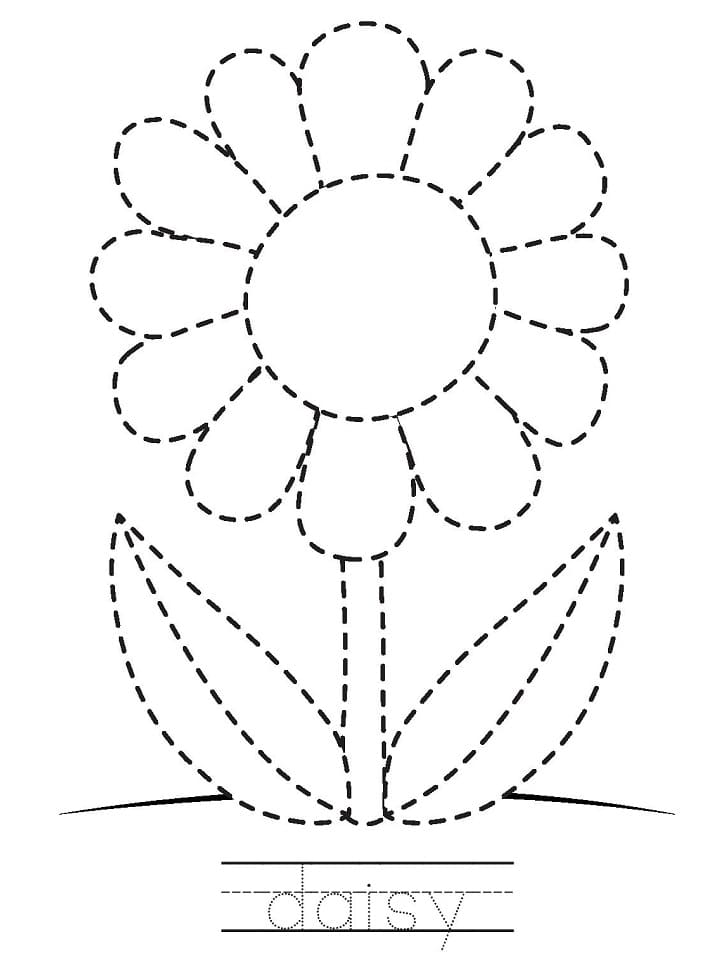 39 Bright Daisy Coloring Pages Printable 23