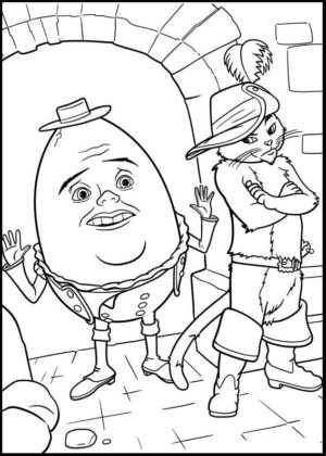 39 Fearless Puss in Boots Coloring Pages Printable 11