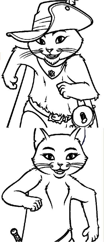 39 Fearless Puss in Boots Coloring Pages Printable 14