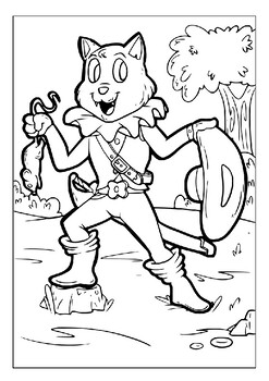 39 Fearless Puss in Boots Coloring Pages Printable 16