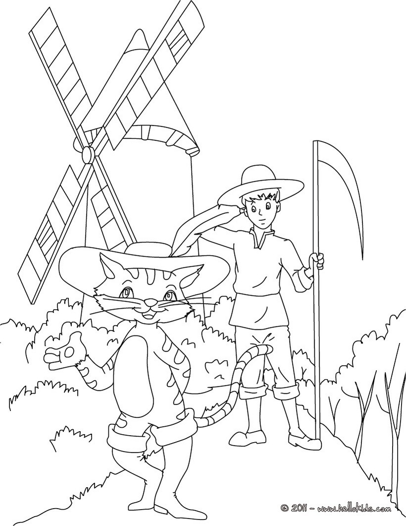 39 Fearless Puss in Boots Coloring Pages Printable 20