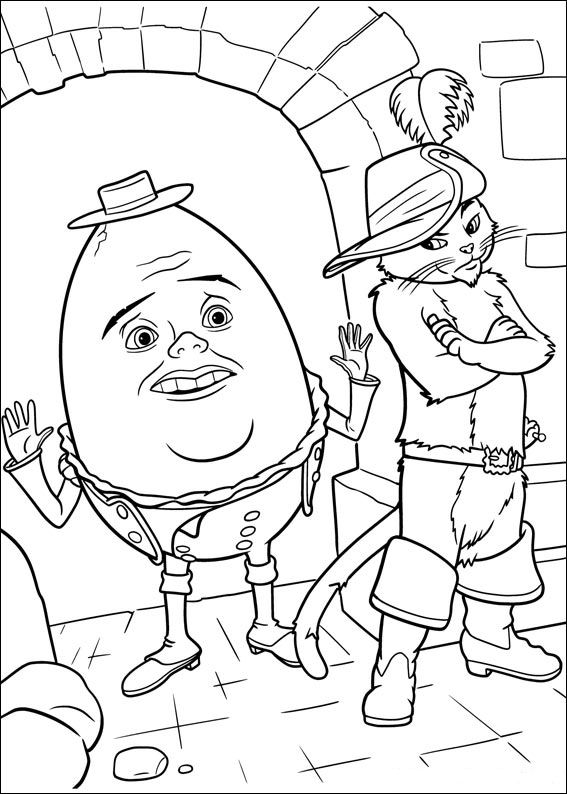 39 Fearless Puss in Boots Coloring Pages Printable 29