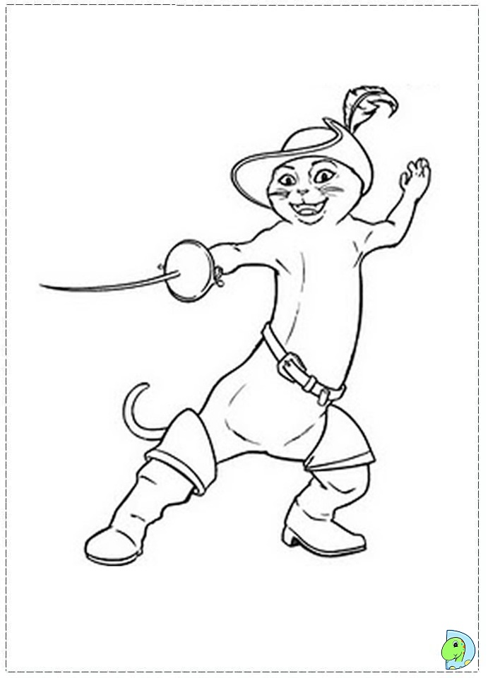 39 Fearless Puss in Boots Coloring Pages Printable 35