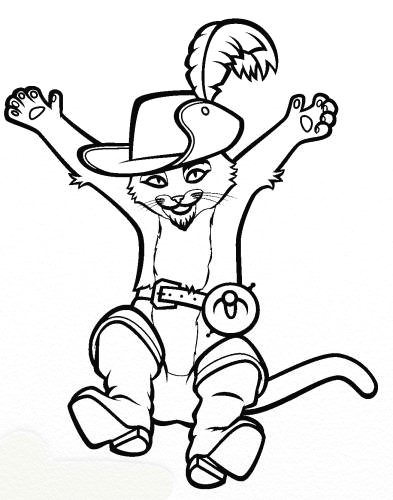 39 Fearless Puss in Boots Coloring Pages Printable 5