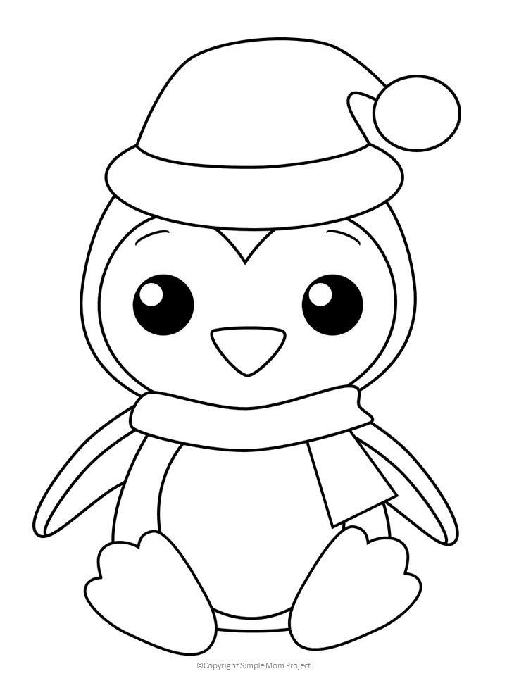 printable christmas animal coloring pages jpg