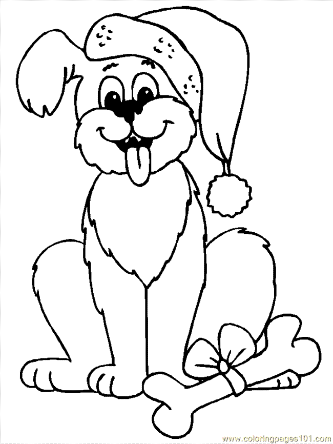 39 Printable Christmas Animal Coloring Pages 31