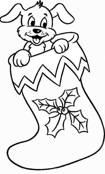 39 Printable Christmas Animal Coloring Pages 6