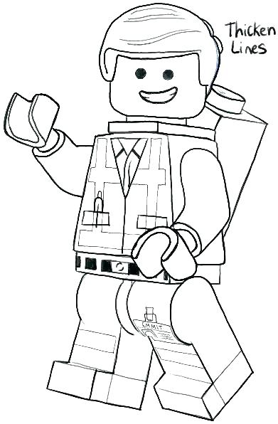 91 Misc. Lego Minifigures Coloring Pages Printable 10