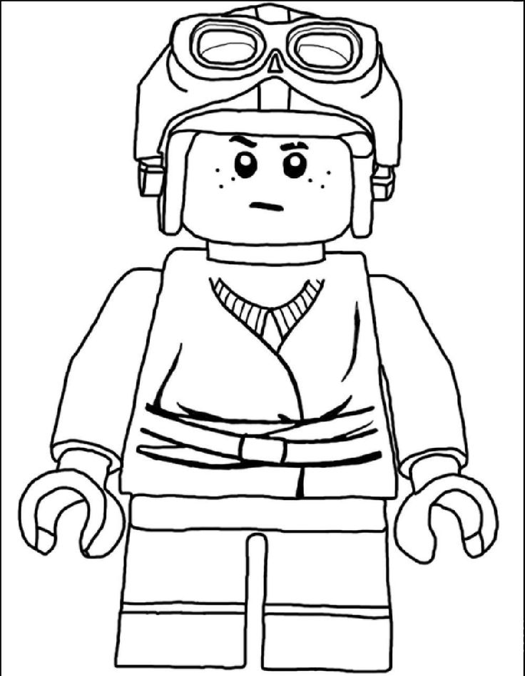 91 Misc. Lego Minifigures Coloring Pages Printable 17