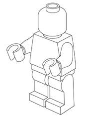 91 Misc. Lego Minifigures Coloring Pages Printable 18