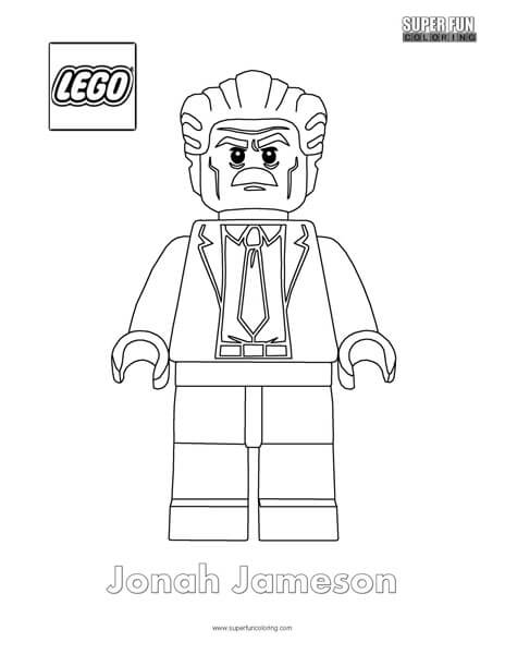 91 Misc. Lego Minifigures Coloring Pages Printable 24