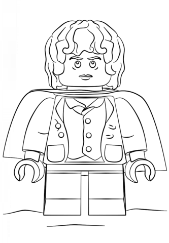 91 Misc. Lego Minifigures Coloring Pages Printable 29