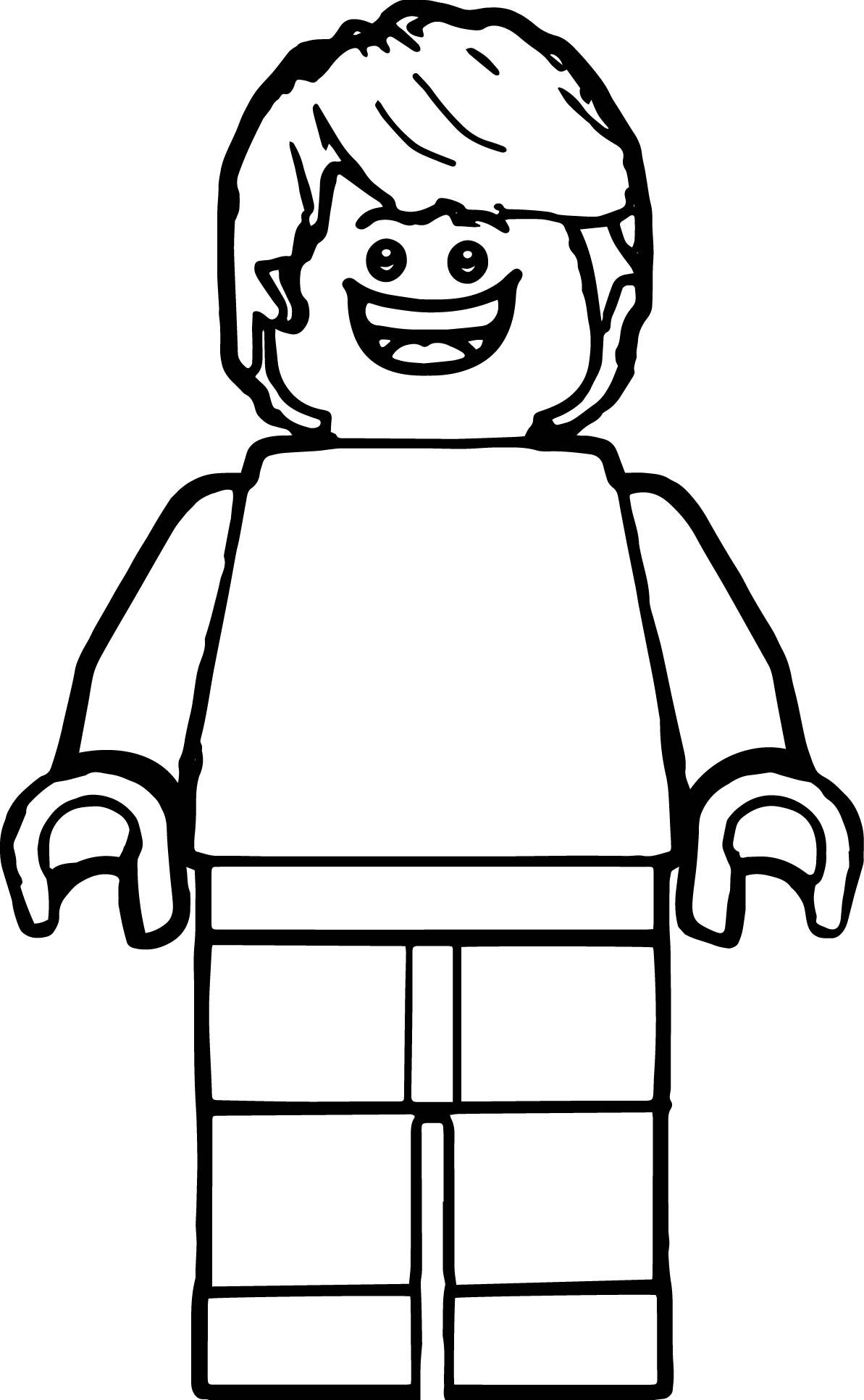 91 Misc. Lego Minifigures Coloring Pages Printable 33