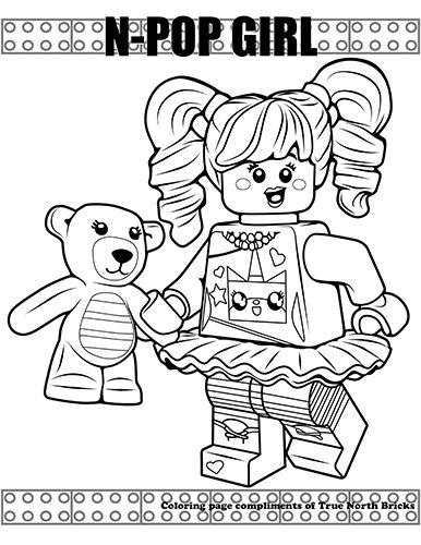 91 Misc. Lego Minifigures Coloring Pages Printable 40