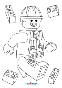 91 Misc. Lego Minifigures Coloring Pages Printable 43