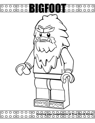 91 Misc. Lego Minifigures Coloring Pages Printable 47