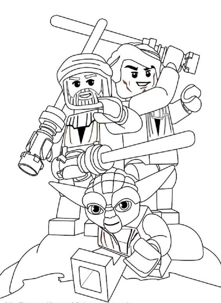 91 Misc. Lego Minifigures Coloring Pages Printable 49