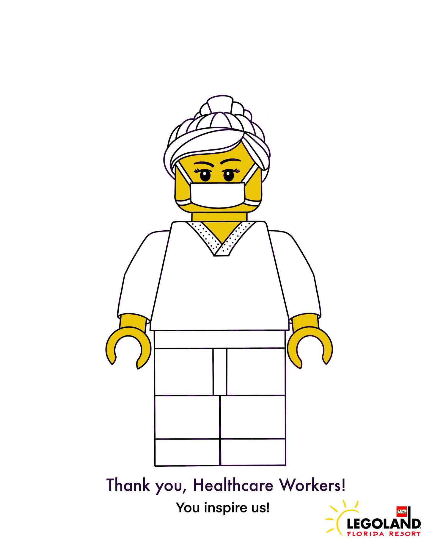 91 Misc. Lego Minifigures Coloring Pages Printable 5