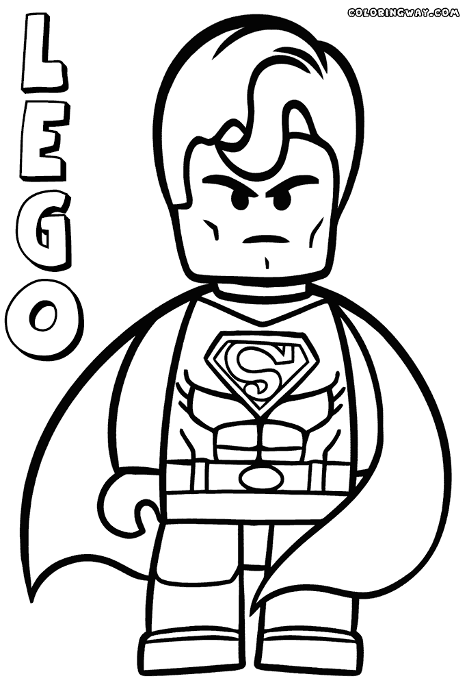 91 Misc. Lego Minifigures Coloring Pages Printable 52