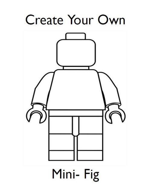 91 Misc. Lego Minifigures Coloring Pages Printable 58