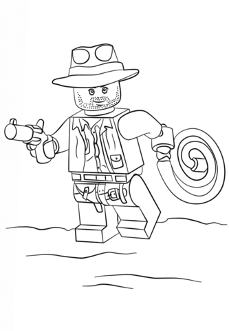 91 Misc. Lego Minifigures Coloring Pages Printable 59