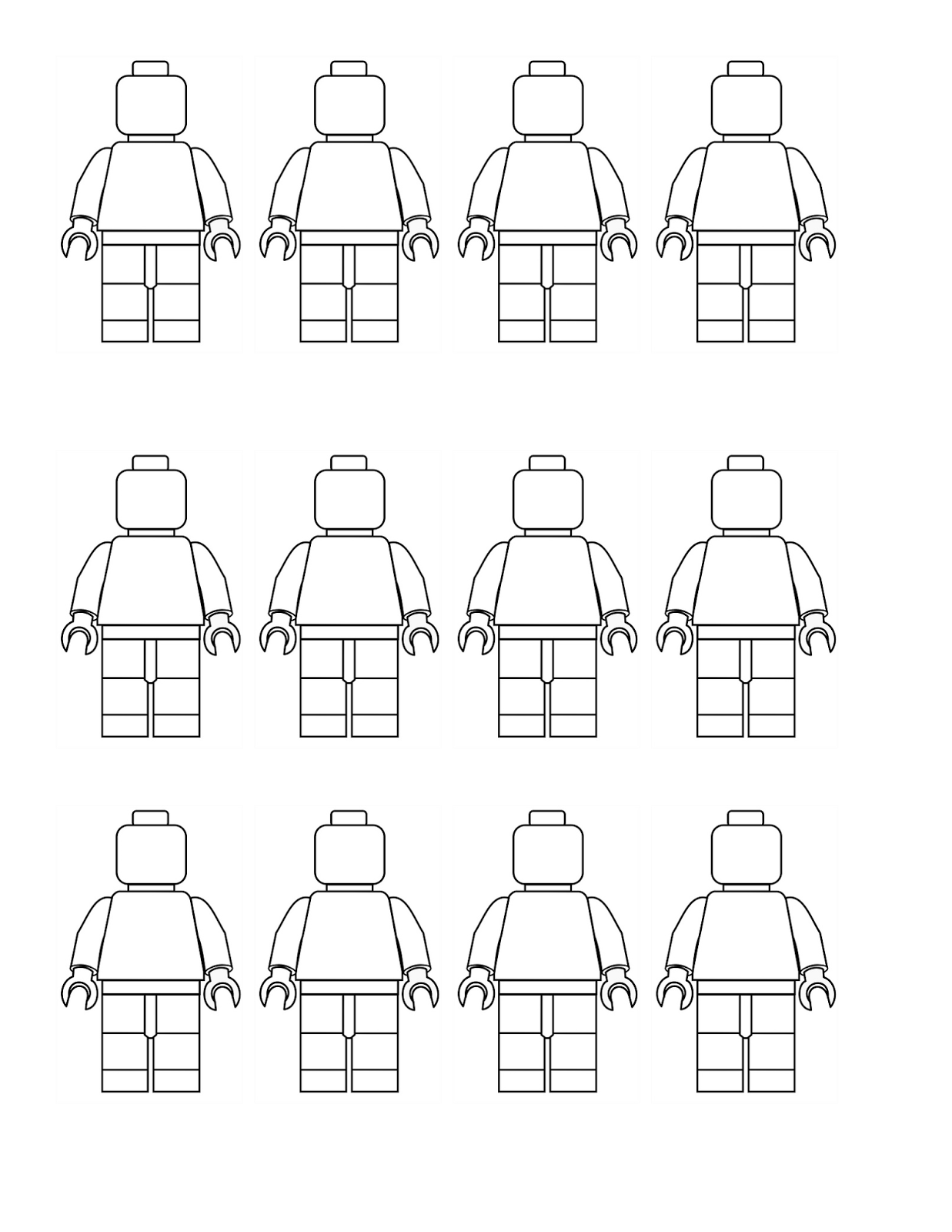 91 Misc. Lego Minifigures Coloring Pages Printable 66