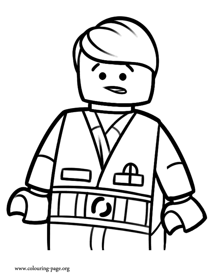 91 Misc. Lego Minifigures Coloring Pages Printable 7