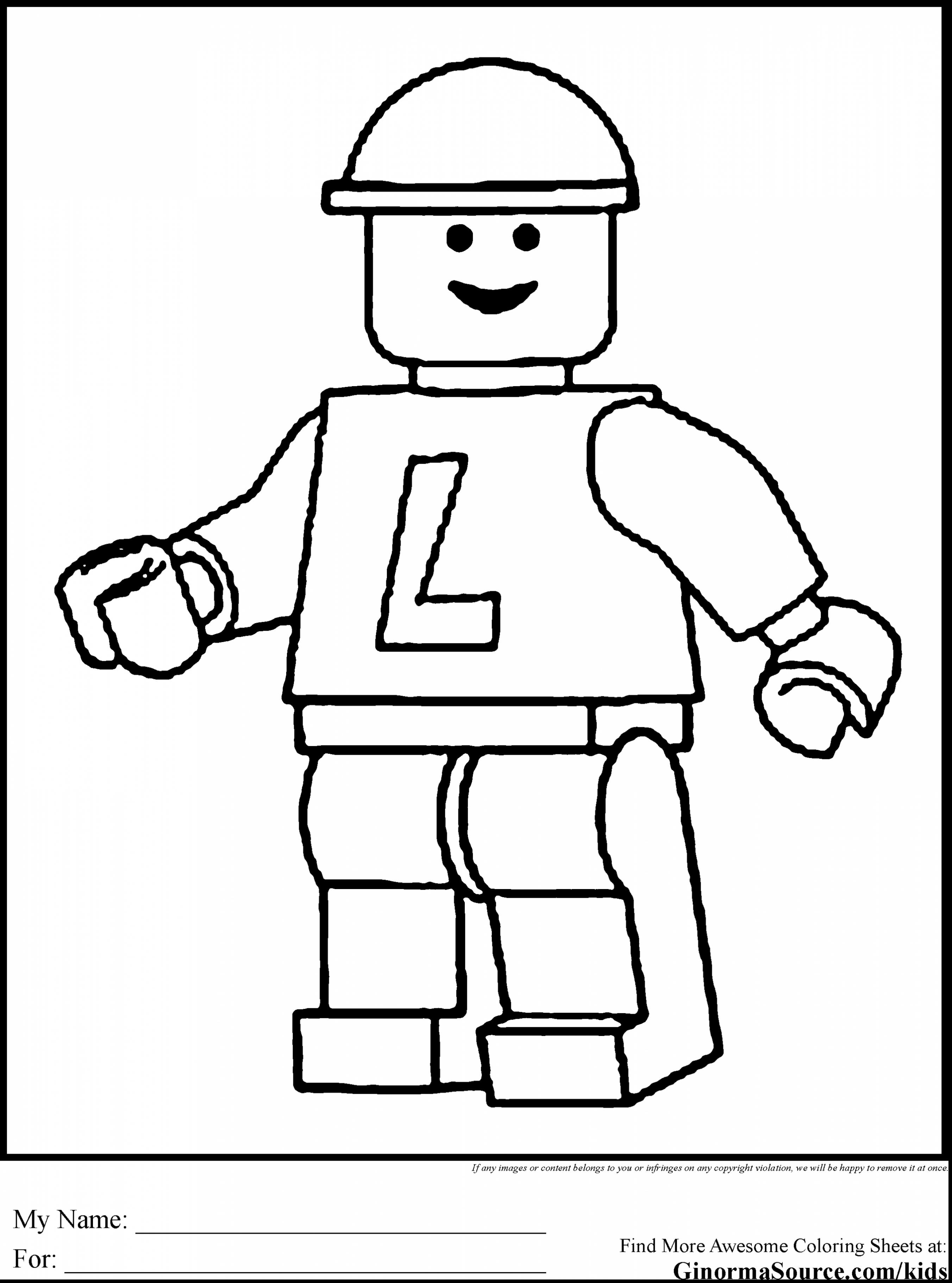 91 Misc. Lego Minifigures Coloring Pages Printable 77