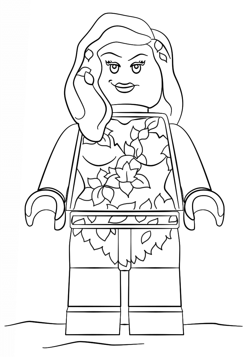 91 Misc. Lego Minifigures Coloring Pages Printable 78