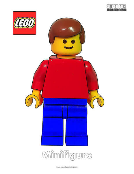 91 Misc. Lego Minifigures Coloring Pages Printable 80