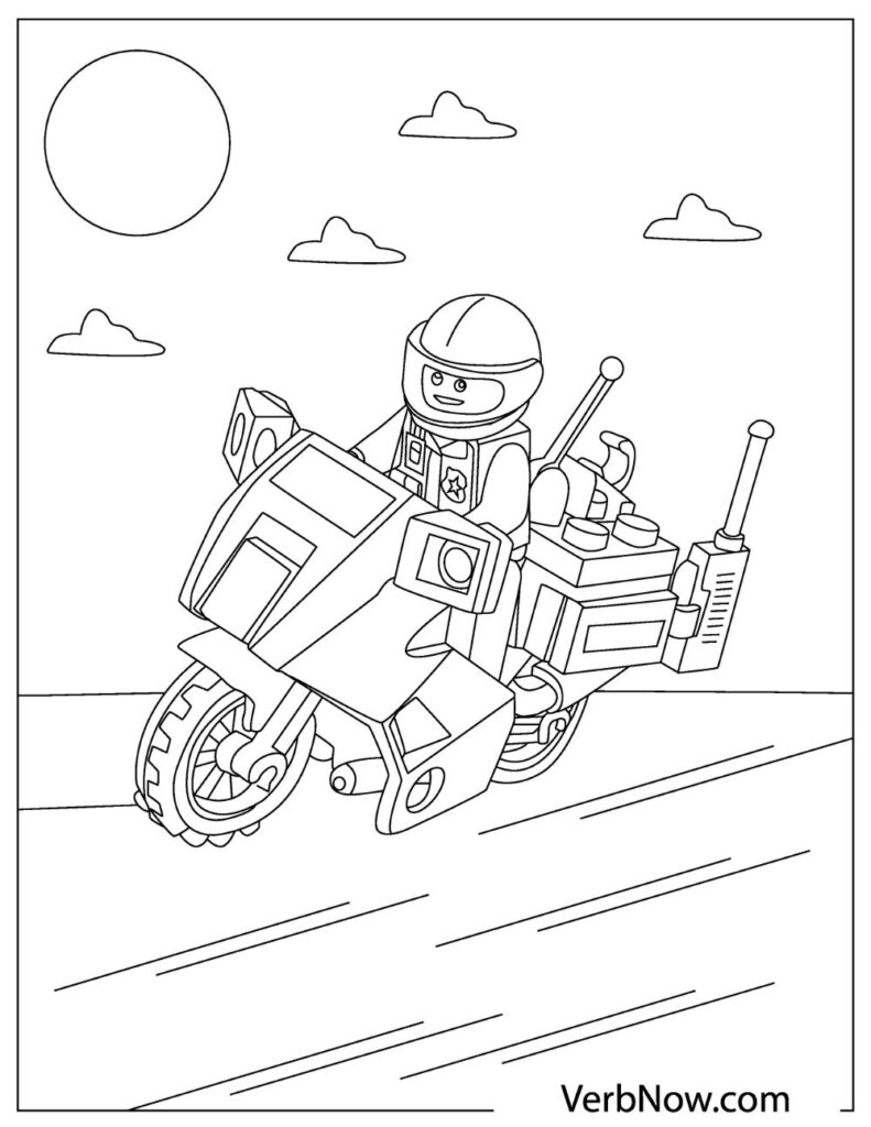 91 Misc. Lego Minifigures Coloring Pages Printable 84