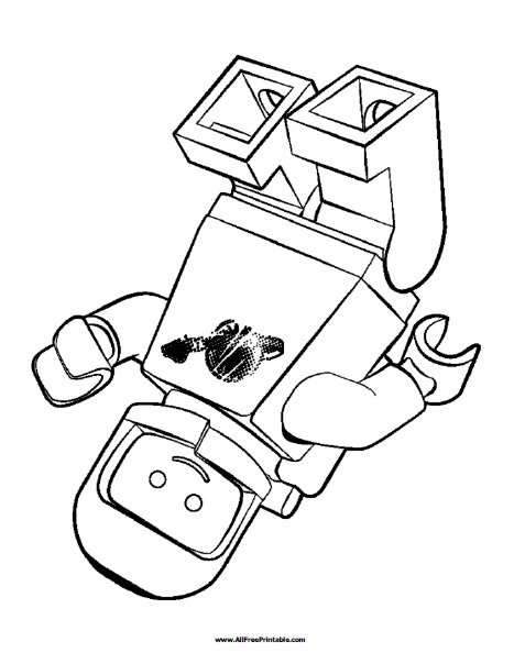 91 Misc. Lego Minifigures Coloring Pages Printable 87